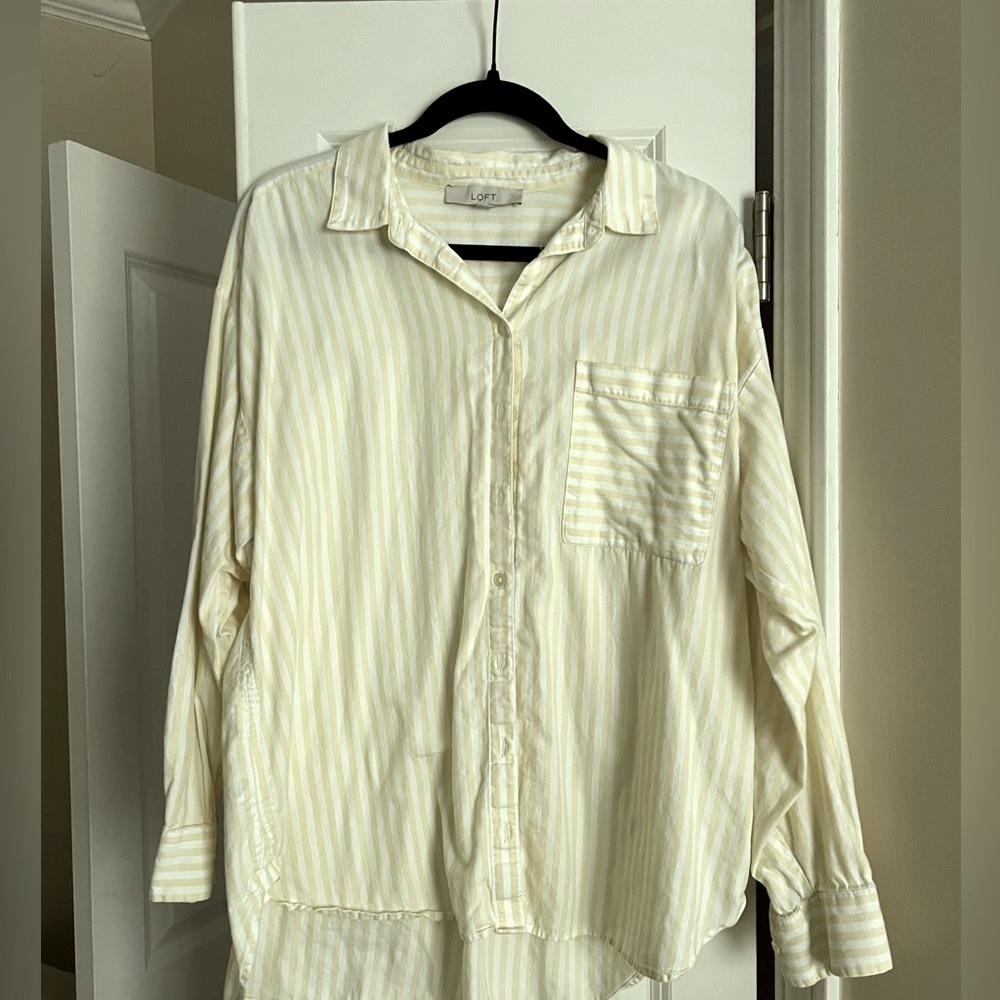 Stripped button down